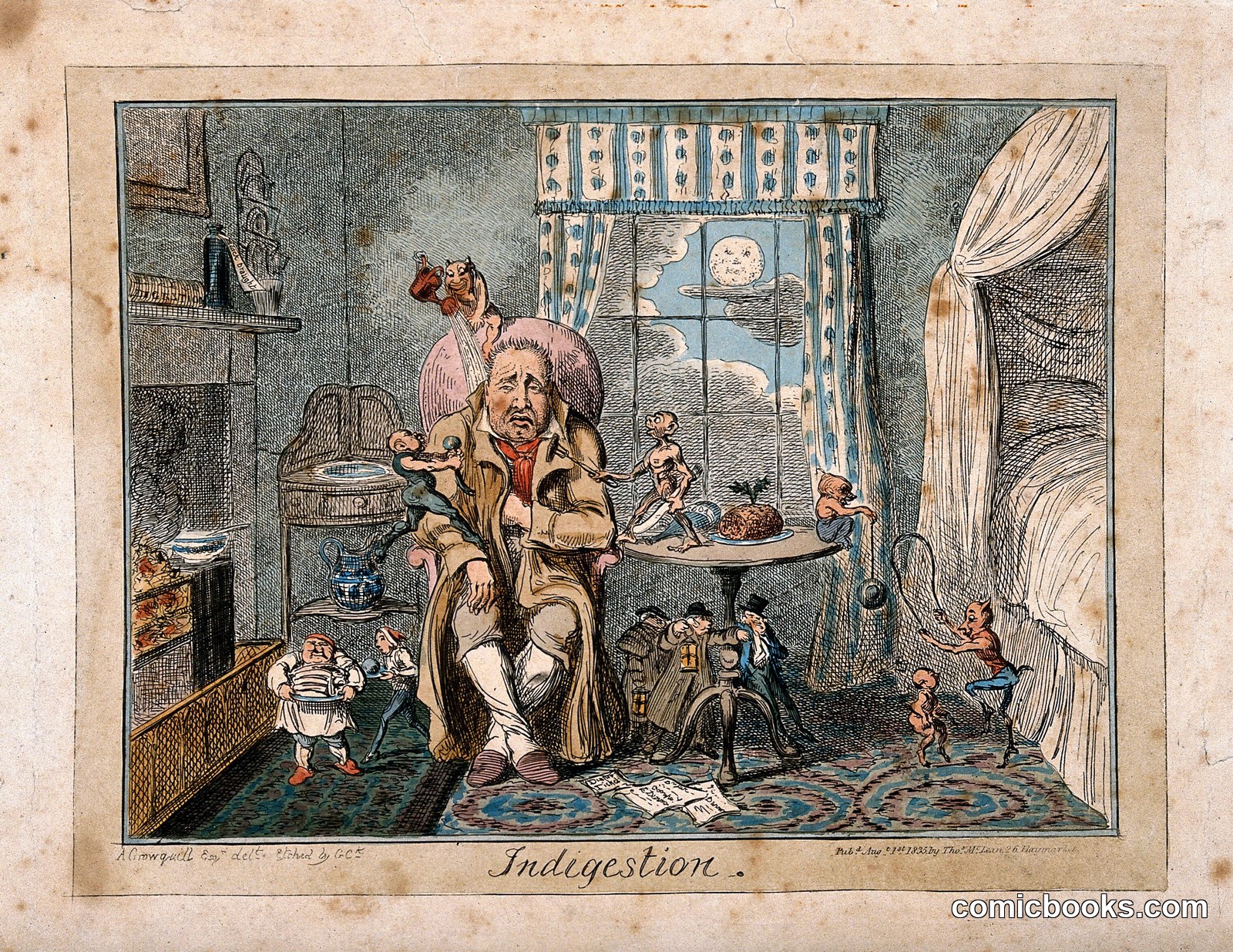 Indigestion by Alfred Crowquill