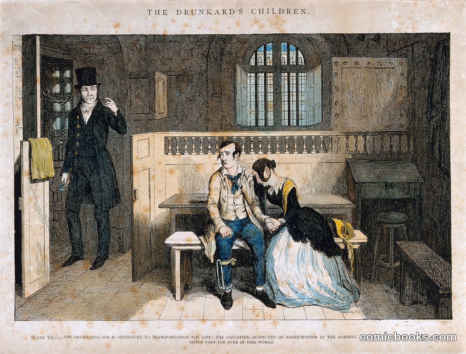 Plate VI from *The Drunkard's Children* by http://data.europeana.eu/agent/63272