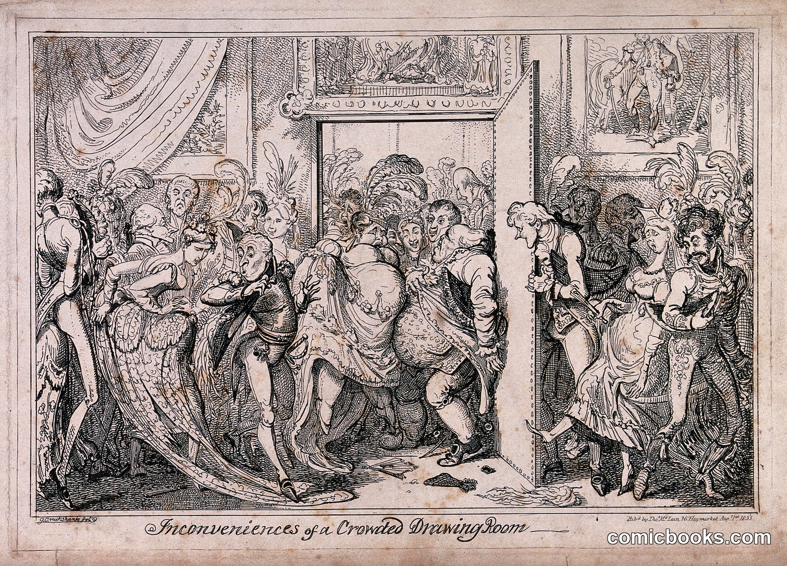 Inconveniences of a Crowded Drawing Room