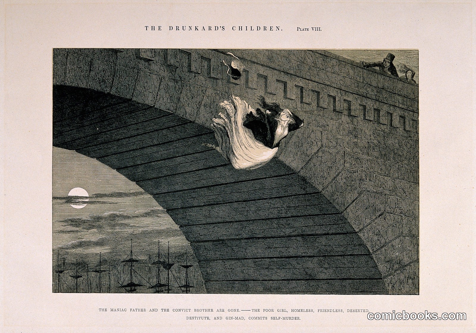 The Drunkard's Children, Plate VIII by George Cruikshank