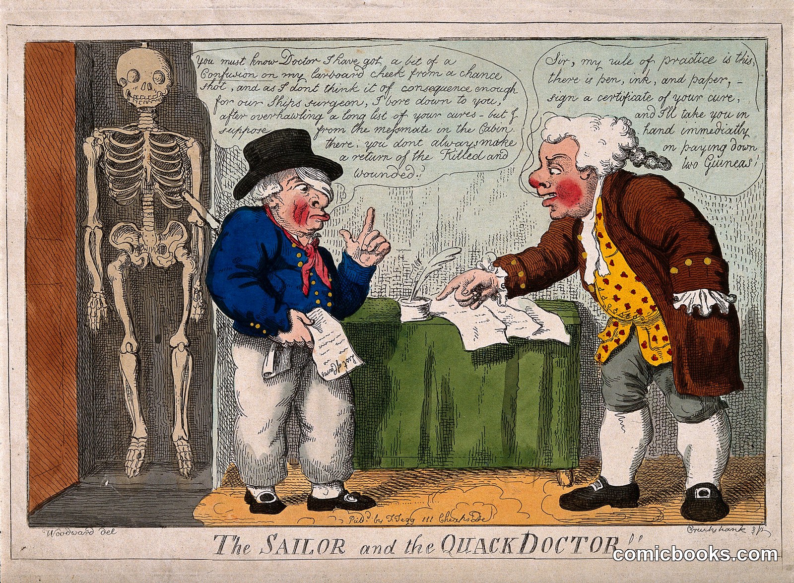 The Sailor and the Quack Doctor by George Moutard Woodward