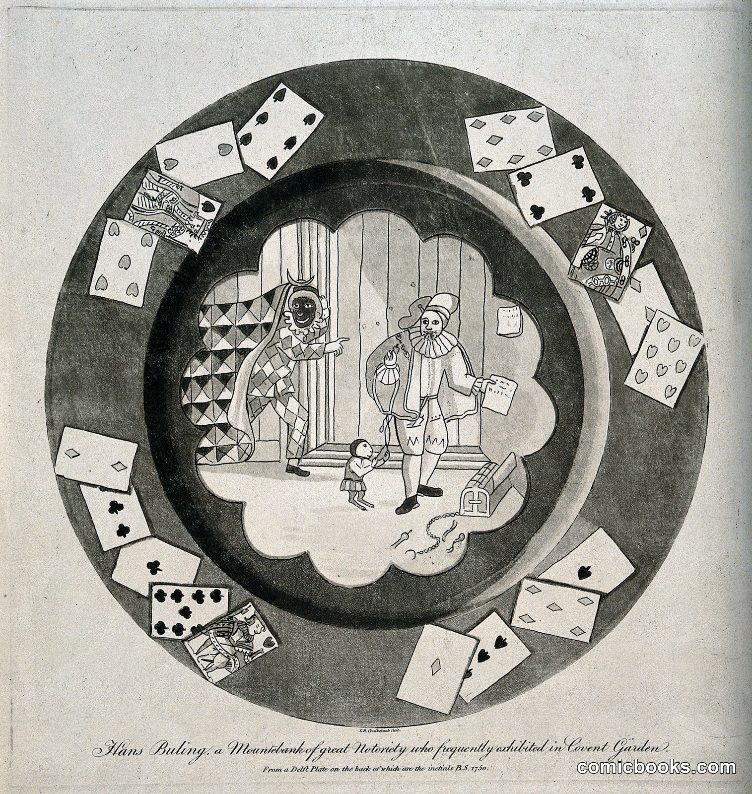 Hans Buling, Mountebank of Covent Garden by B. S.