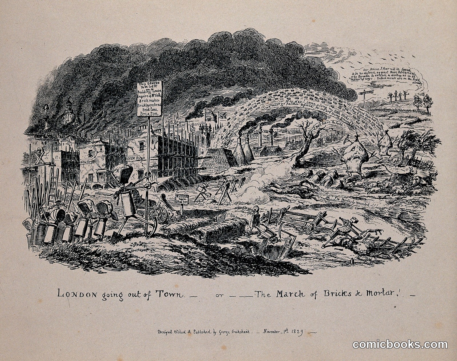 London going out of Town, or The March of Bricks & Mortar by http://data.europeana.eu/agent/63272
