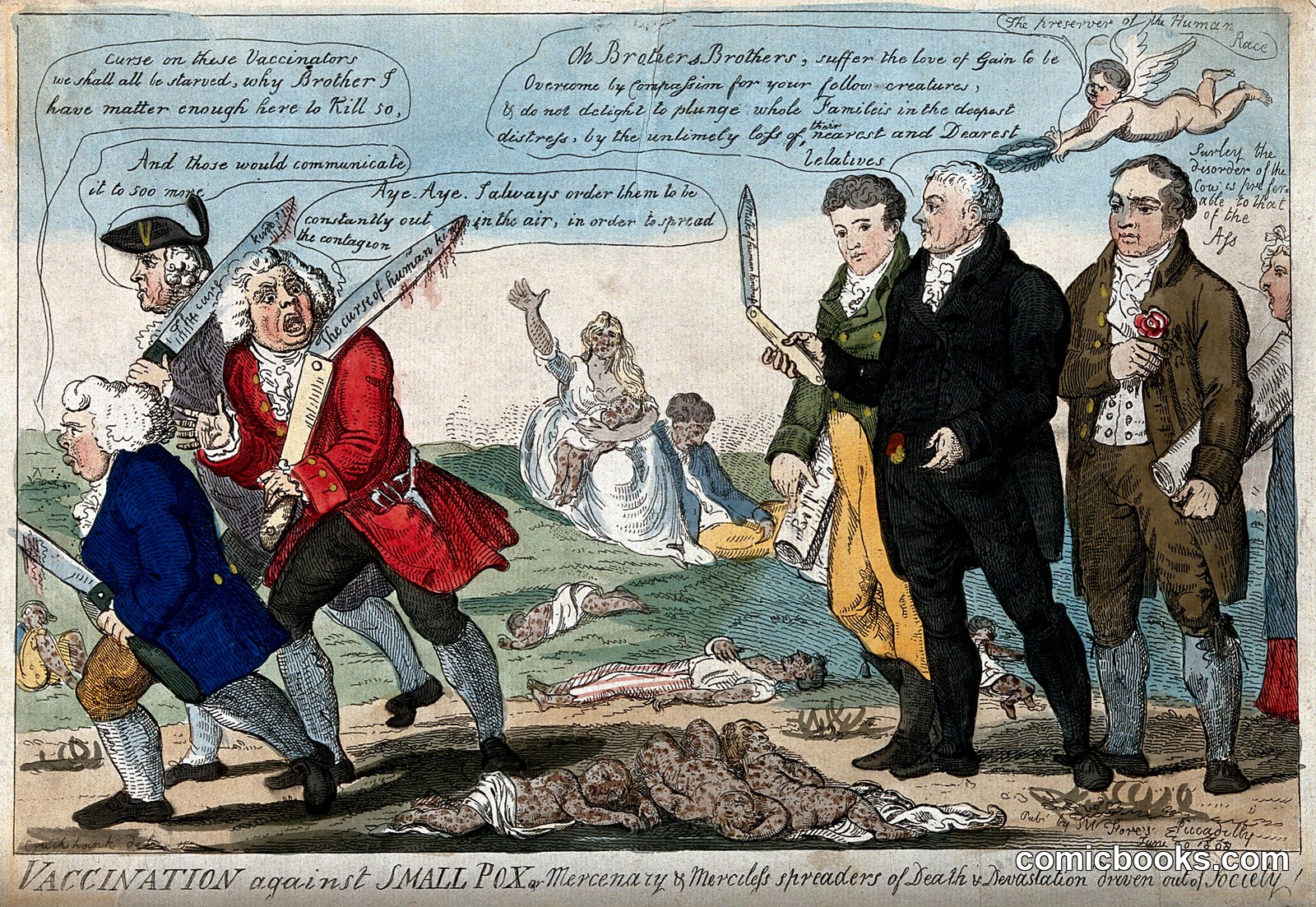Jenner and His Colleagues Rout the Anti-Vaccinators by http://data.europeana.eu/agent/11149