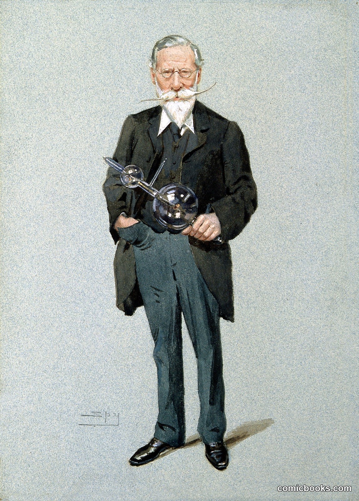 Portrait of Sir William Crookes by Leslie Matthew Ward