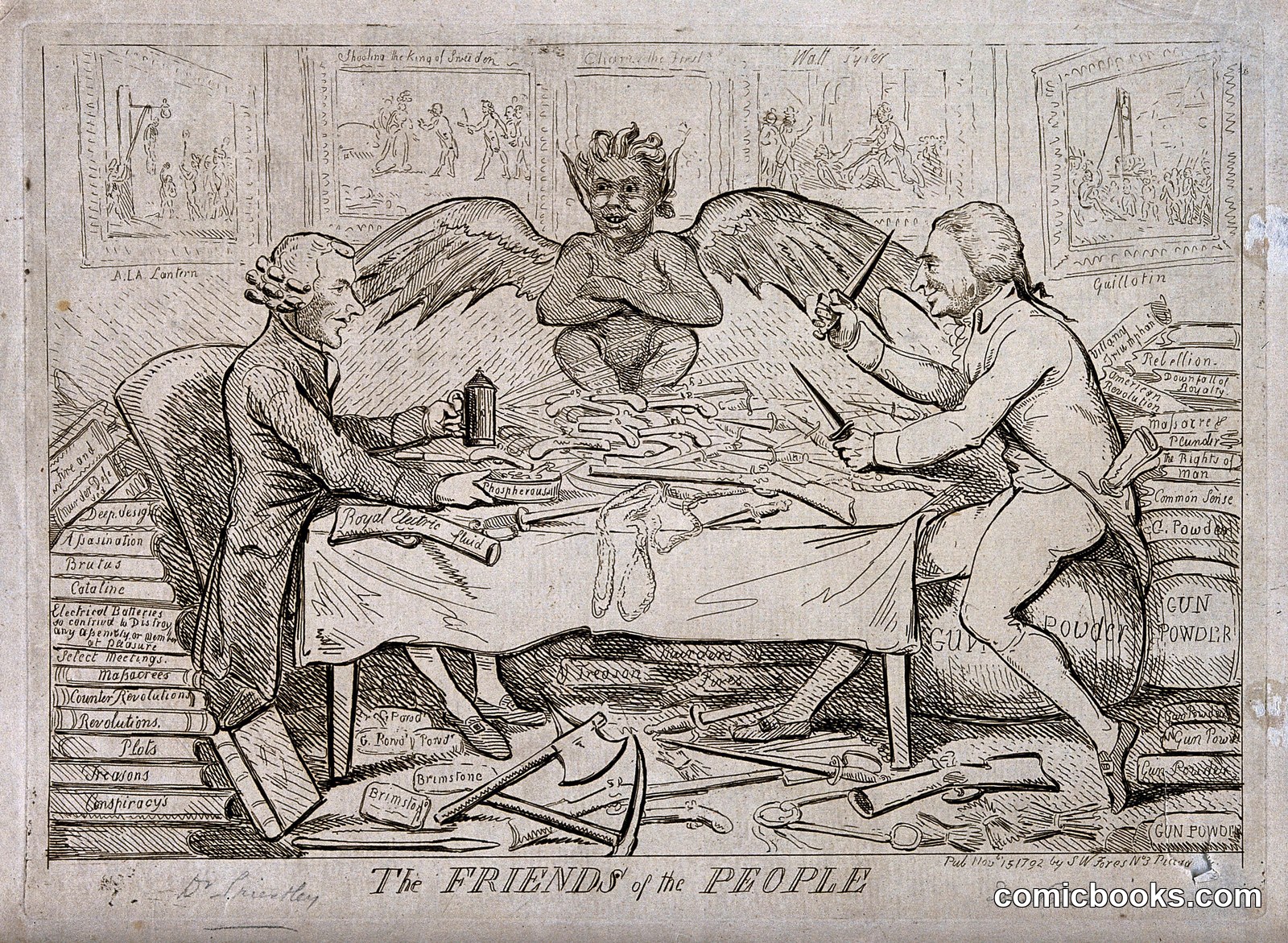 The Friends of the People by Isaac Cruikshank