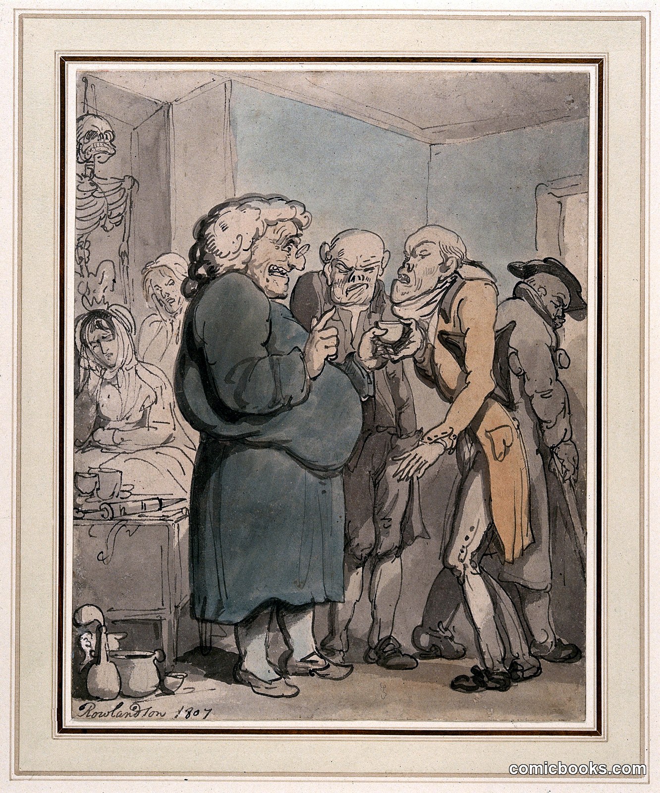 Patients Consulting an Obese Quack by http://data.europeana.eu/agent/148260