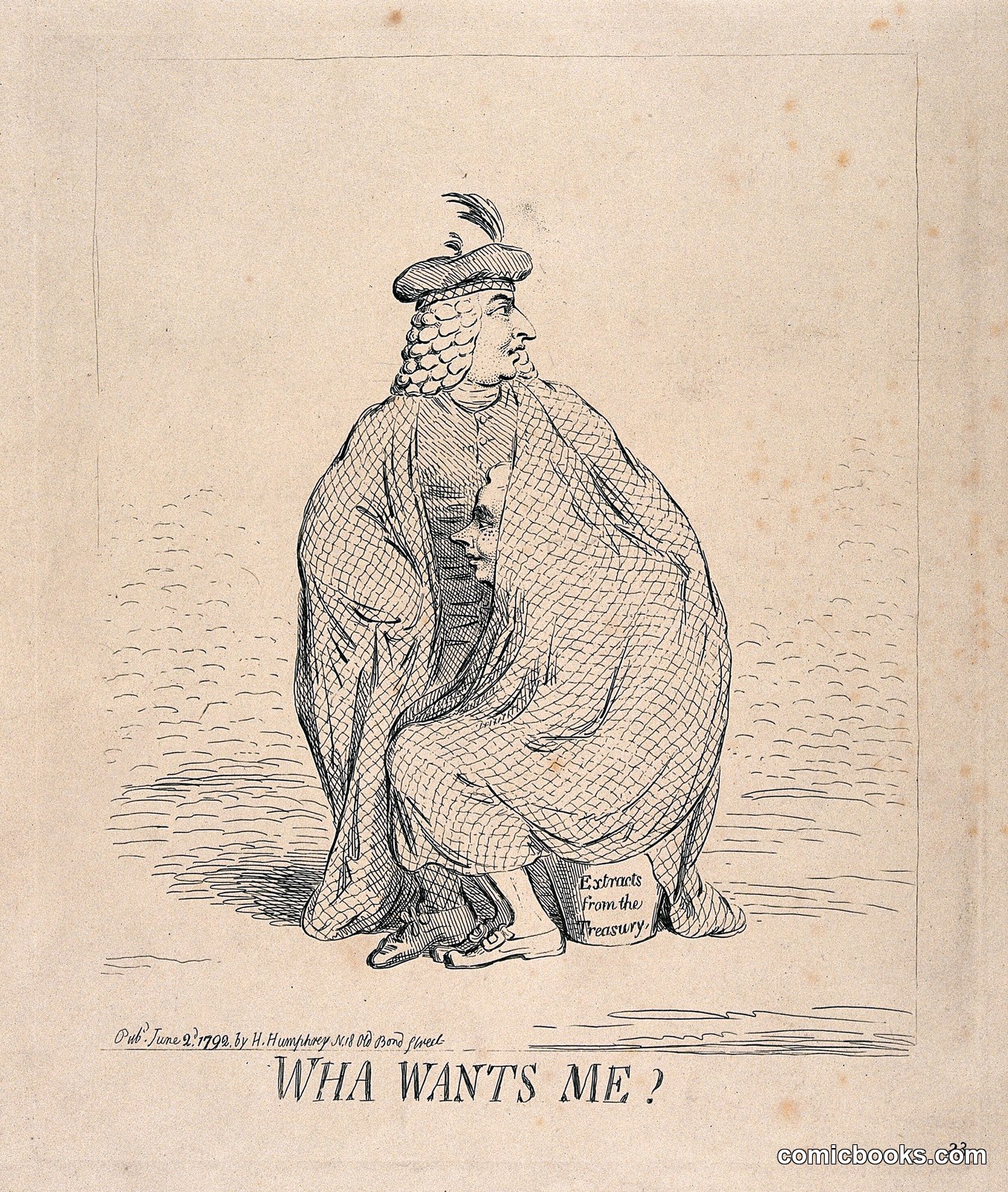 Wha Wants Me? by James Gillray