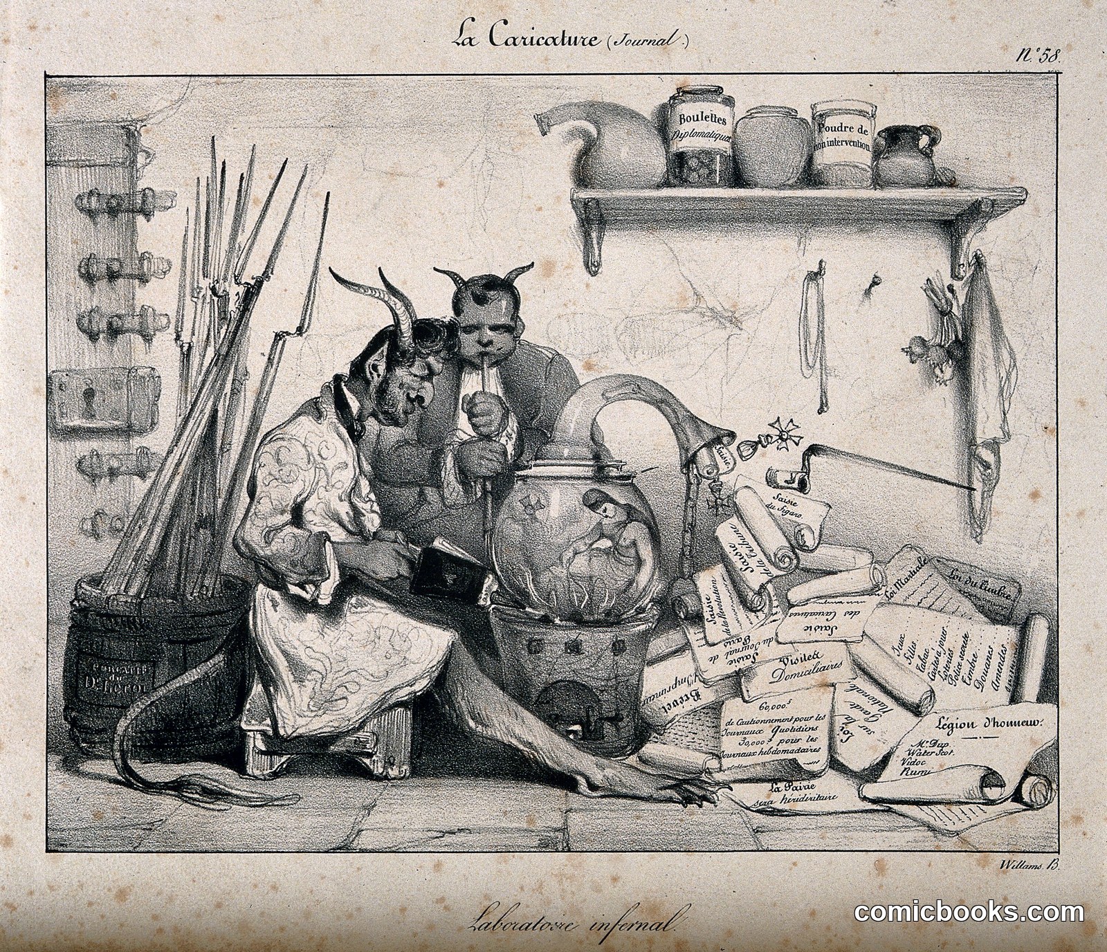 La Caricature (Detail)