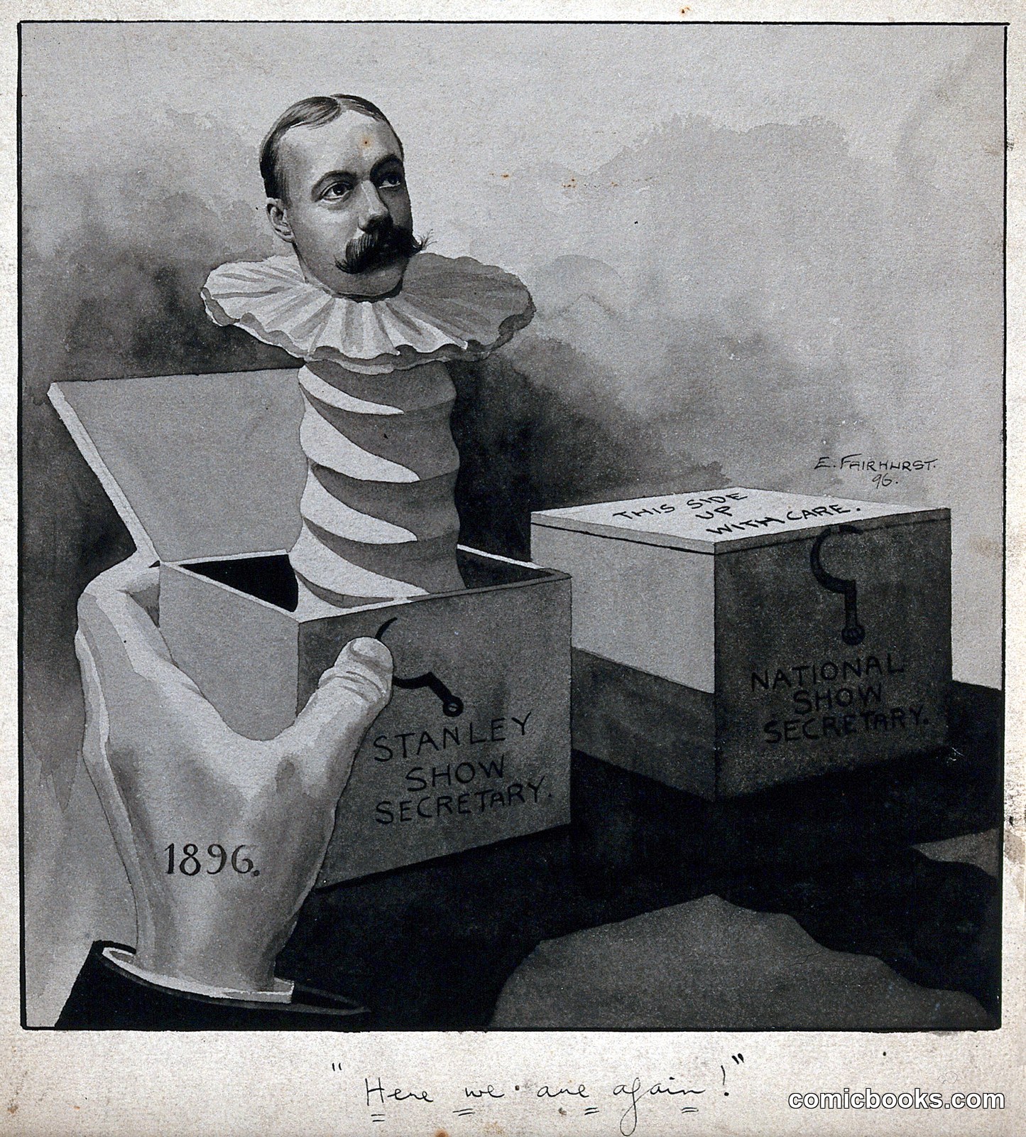 Lord Randolph Churchill as a Jack-In-The-Box by E. Fairhurst