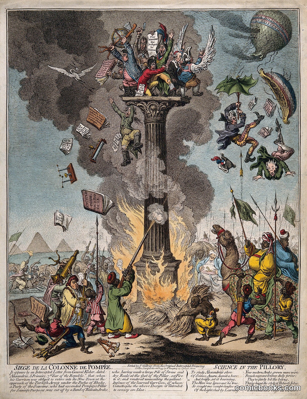 Siège de la Colonne de Pompée / Science in the Pillory by http://data.europeana.eu/agent/148259