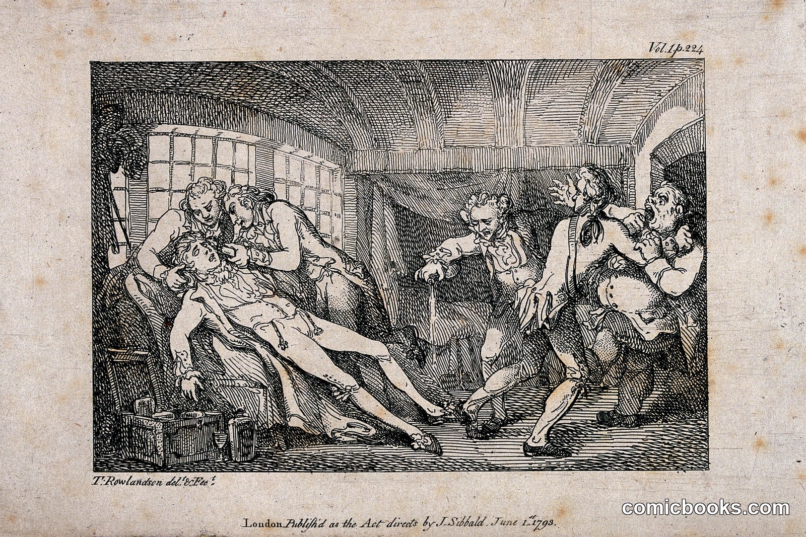 Captain Whiffle's Swoon: A Scene from Roderick Random by http://data.europeana.eu/agent/62353
