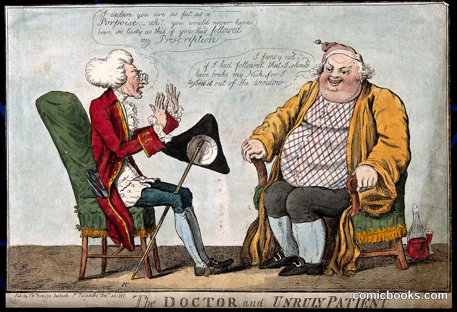The Doctor and Unruly Patient by http://data.europeana.eu/agent/11149