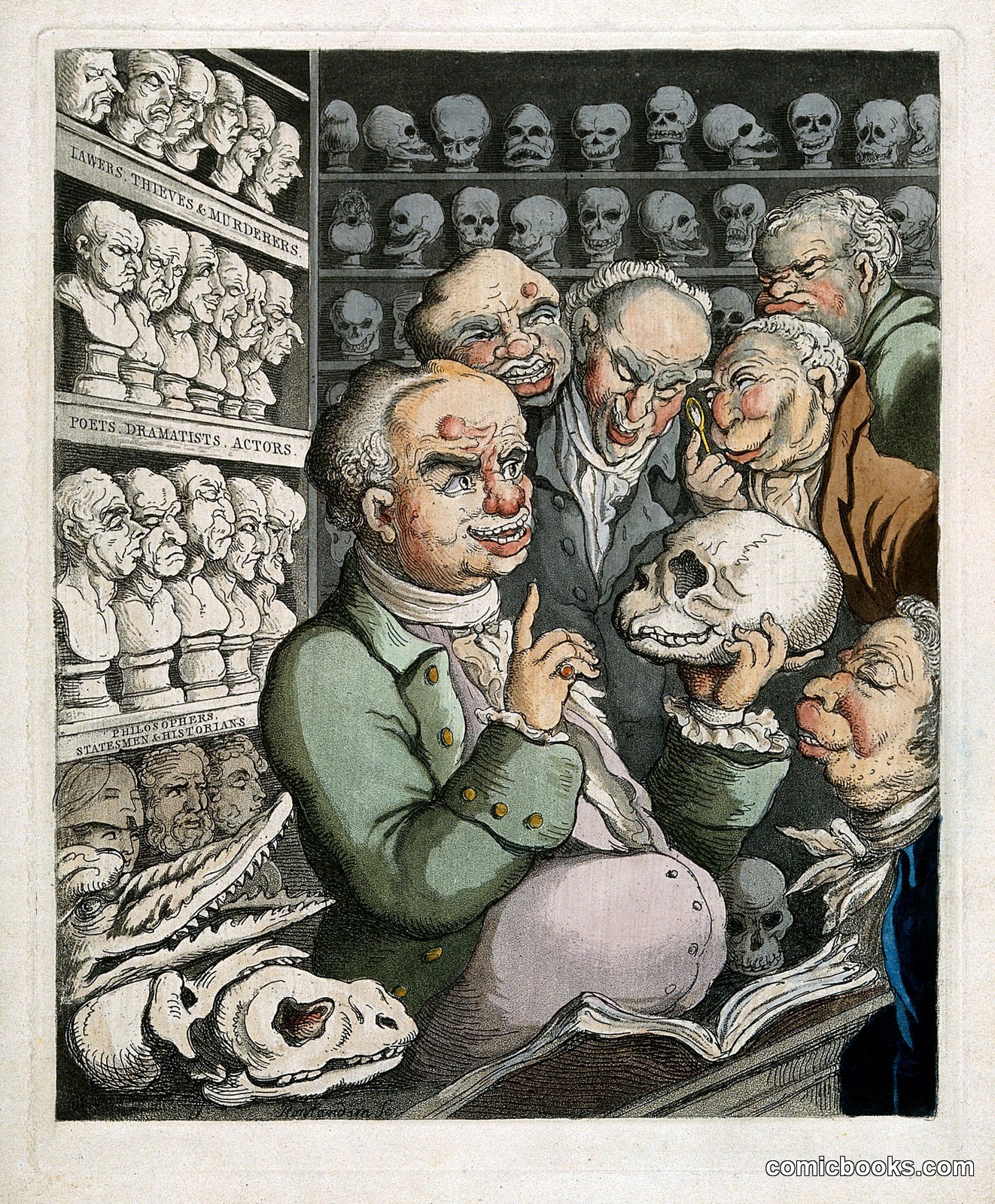 Franz Joseph Gall and the Phrenology Cabinet by http://data.europeana.eu/agent/148260