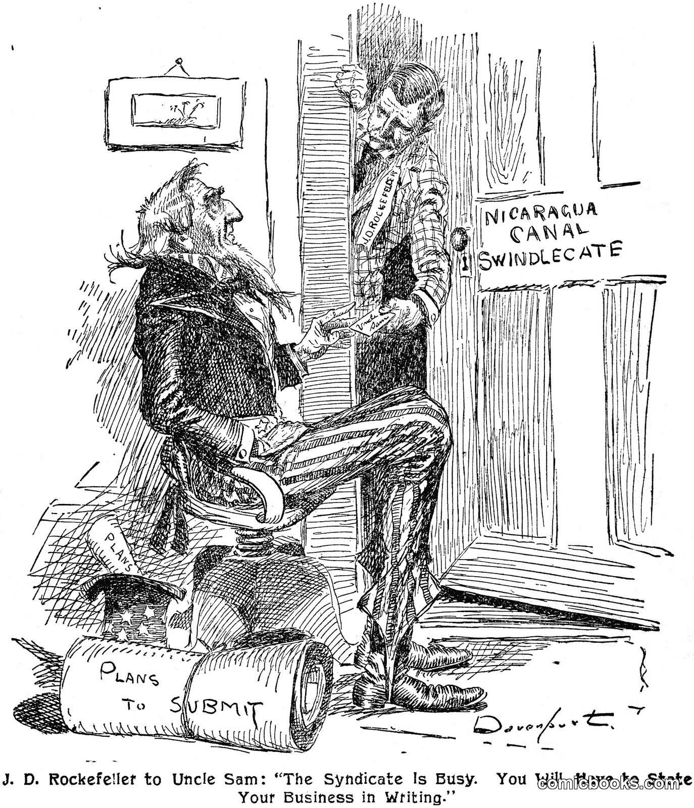 The Syndicate Is Busy by Homer Davenport