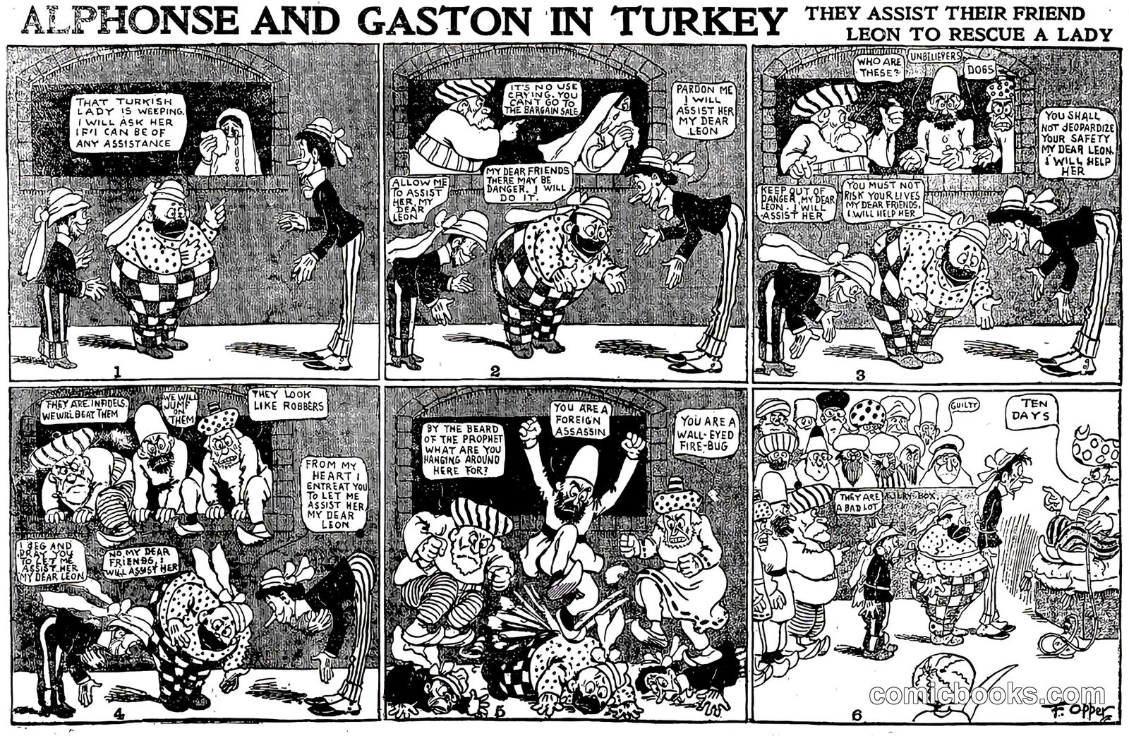 Alphonse and Gaston in Turkey