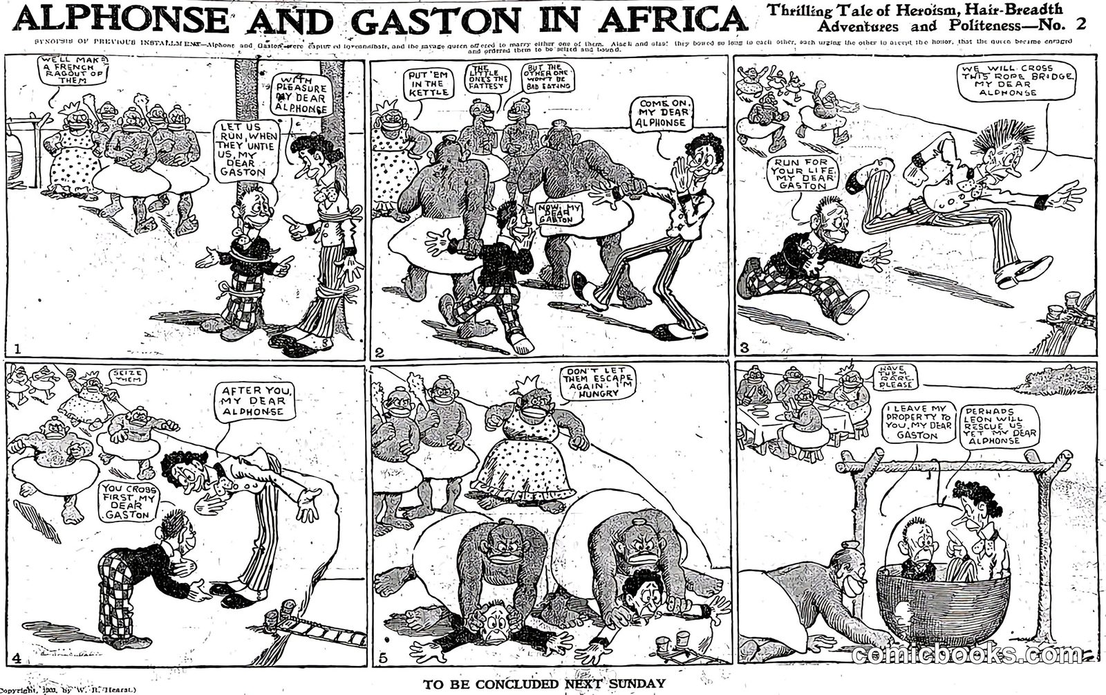 Alphonse and Gaston in Africa