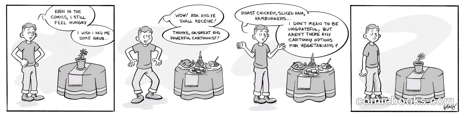 Domestic Life Comic Strip