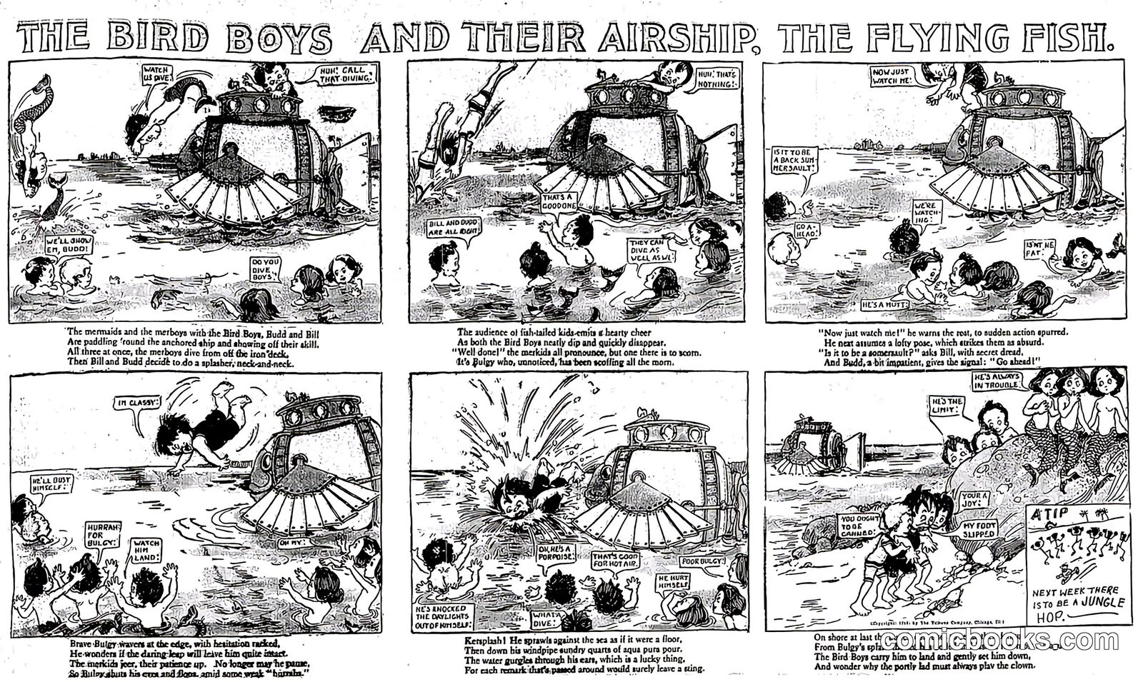 The Bird Boys and Their Airship, The Flying Fish
