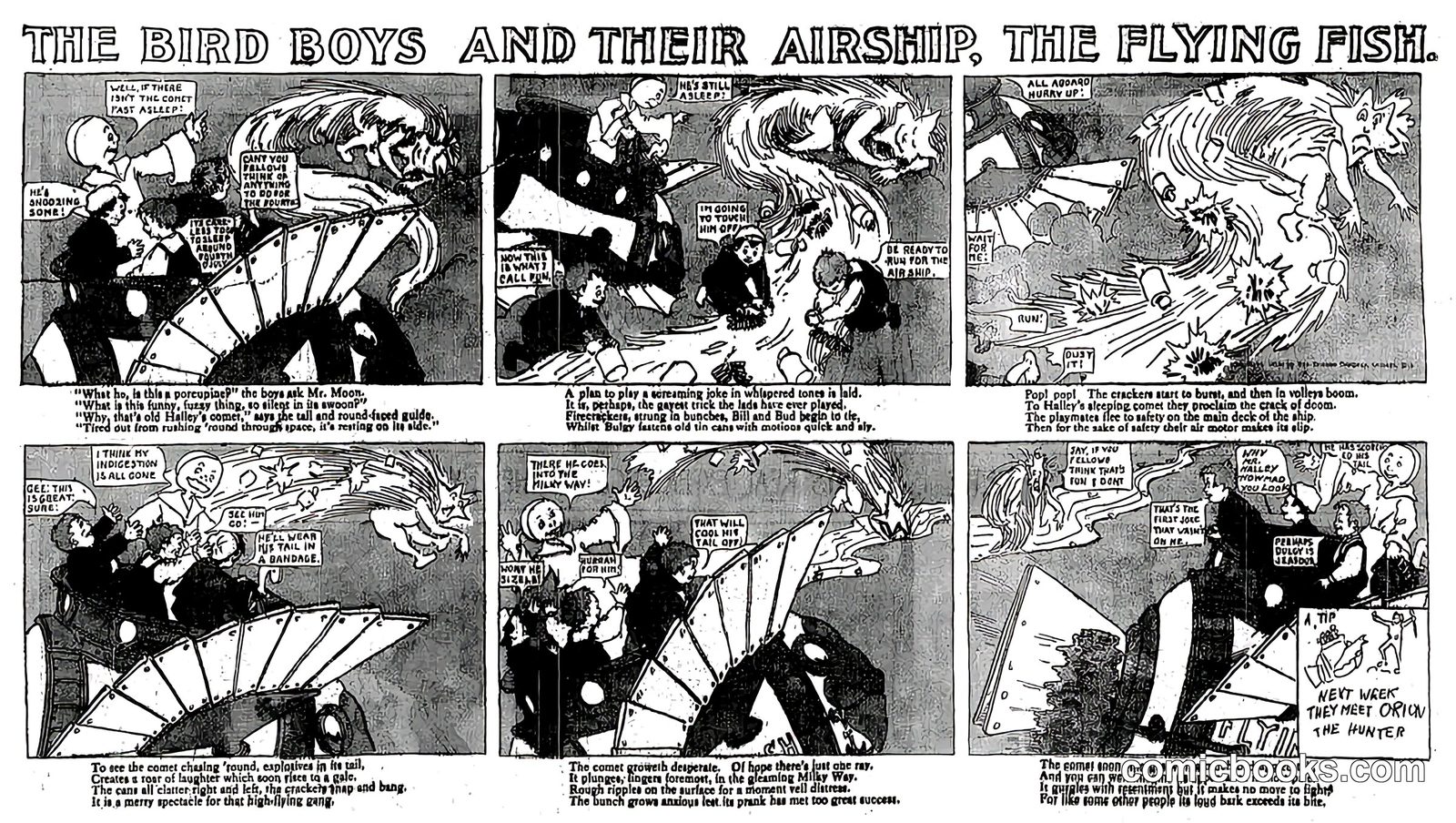 The Bird Boys and Their Airship, The Flying Fish