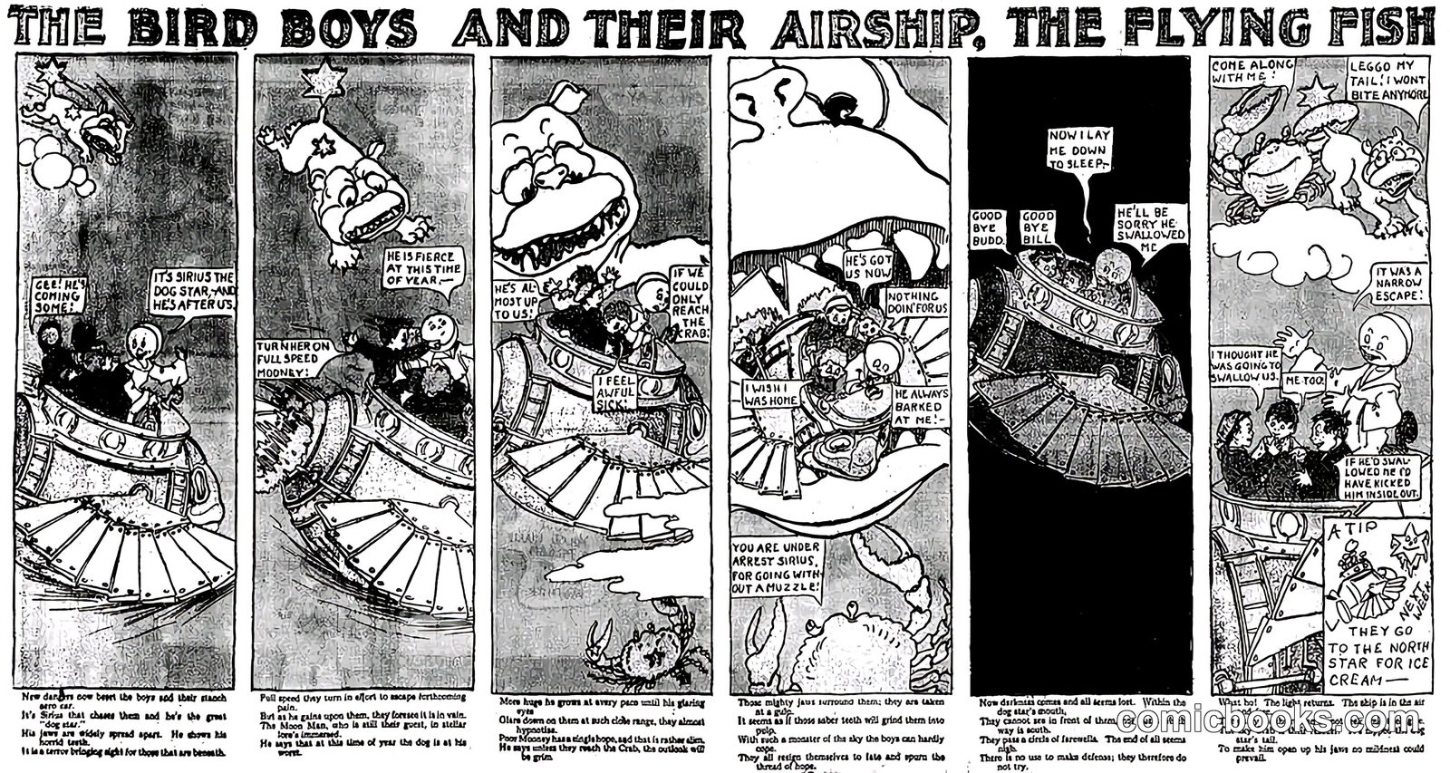 The Bird Boys and Their Airship, The Flying Fish