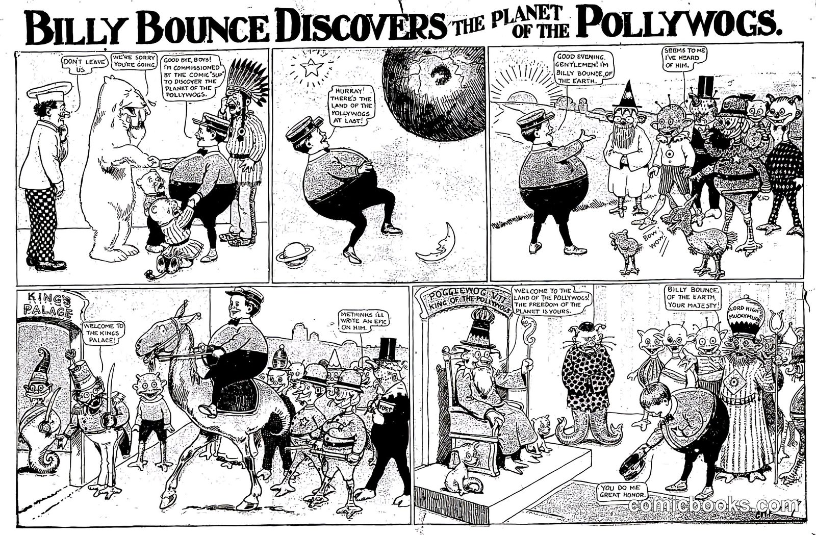 Billy Bounce Discovers the Planet of the Pollywogs