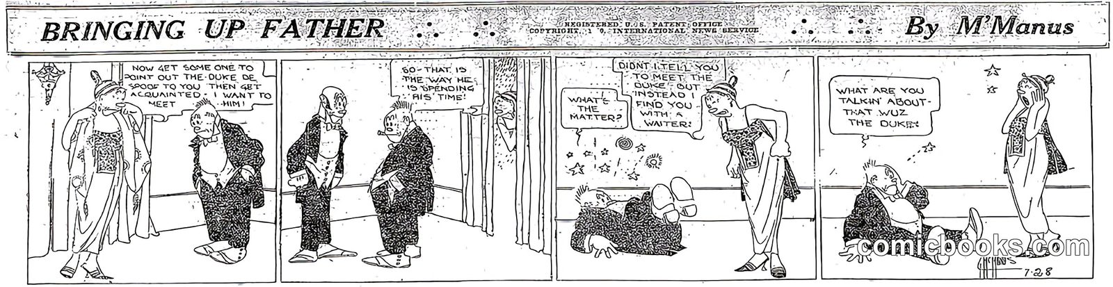 Bringing Up Father — 1919-07-28