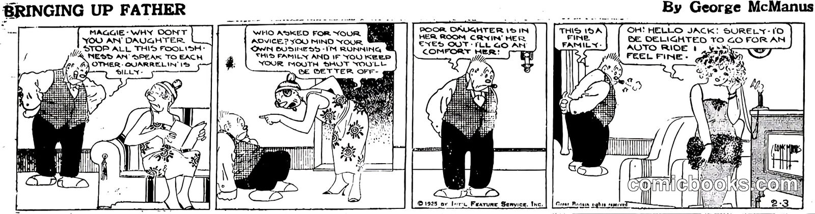 Bringing Up Father — 1925-02-03