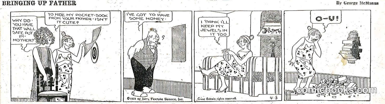 Bringing Up Father — April 3, 1925