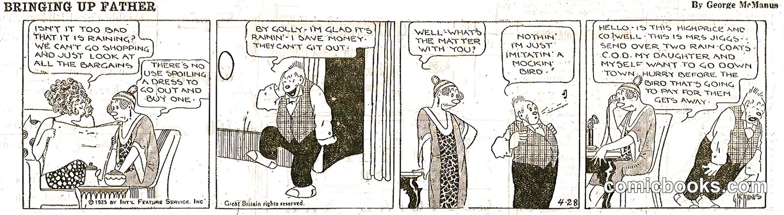 Bringing Up Father — 1925-04-28