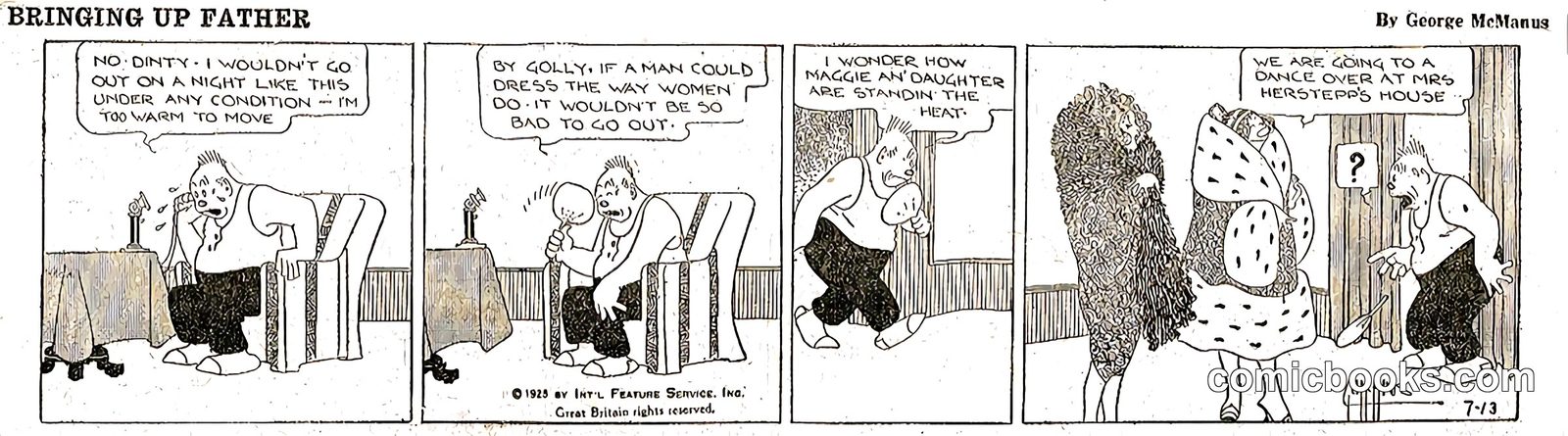 Bringing Up Father — July 13, 1925