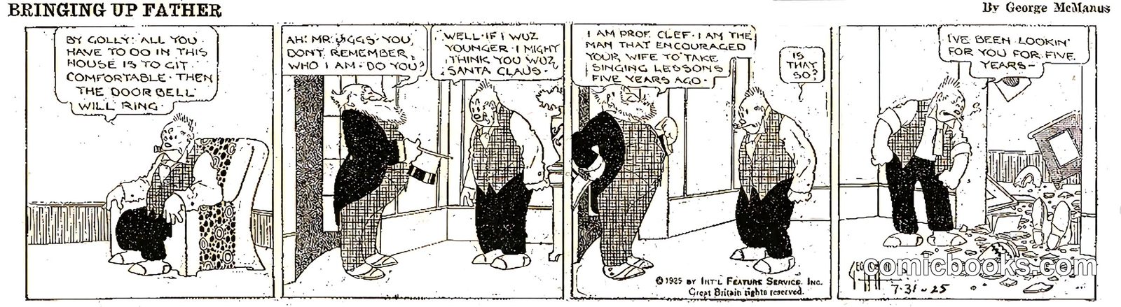Bringing Up Father — July 31, 1925
