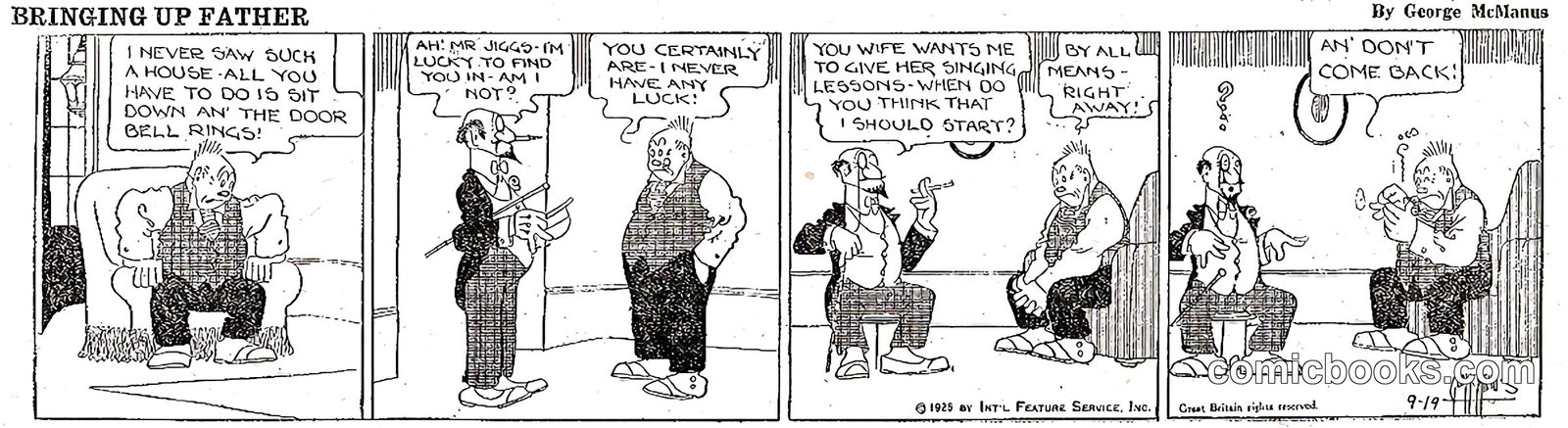 Bringing Up Father — 19 September 1925