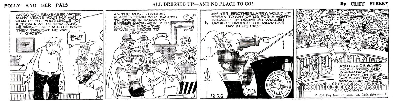 Polly and Her Pals — "All Dressed Up—And No Place to Go!"