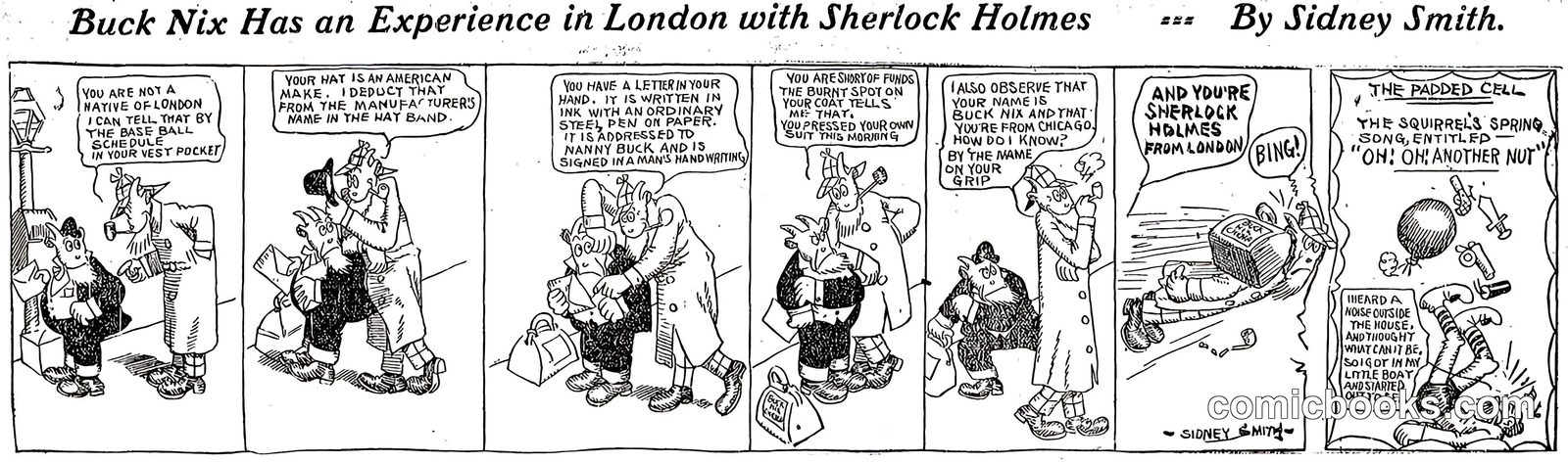 Buck Nix Has an Experience in London with Sherlock Holmes
