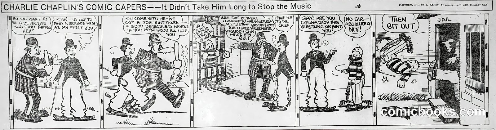 Charlie Chaplin's Comic Capers