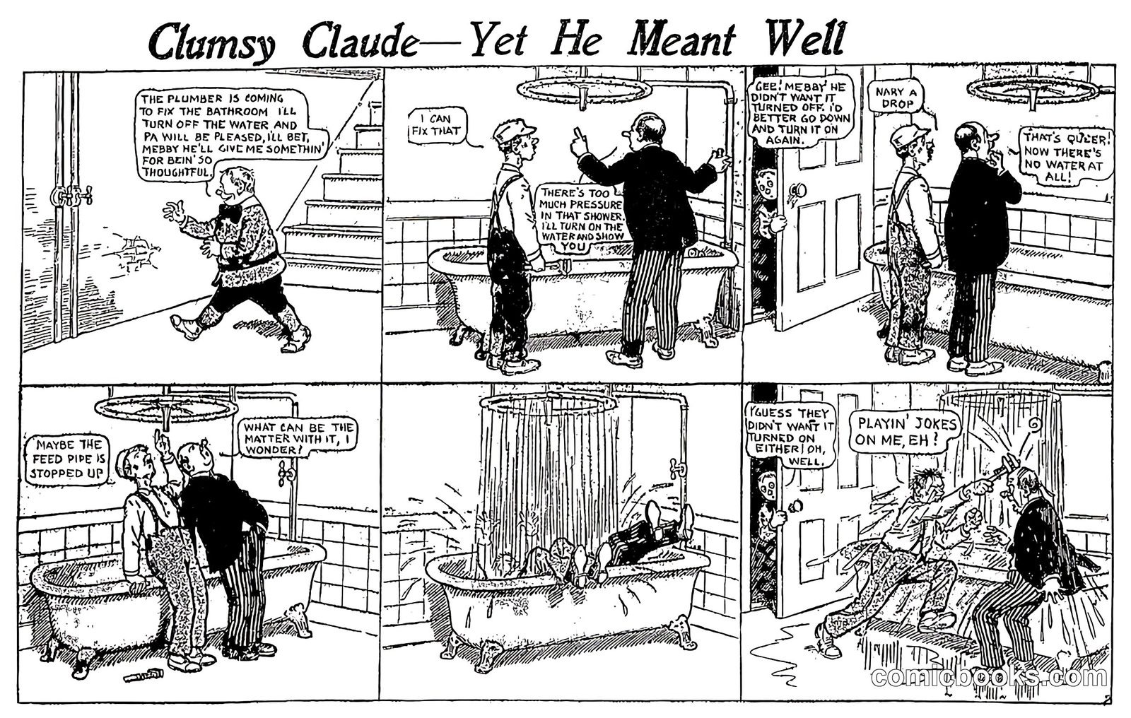 Clumsy Claude—Yet He Meant Well