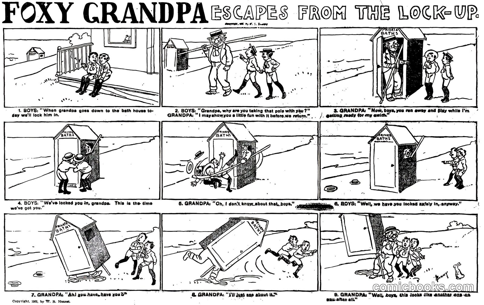 Foxy Grandpa Escapes from the Lock-Up