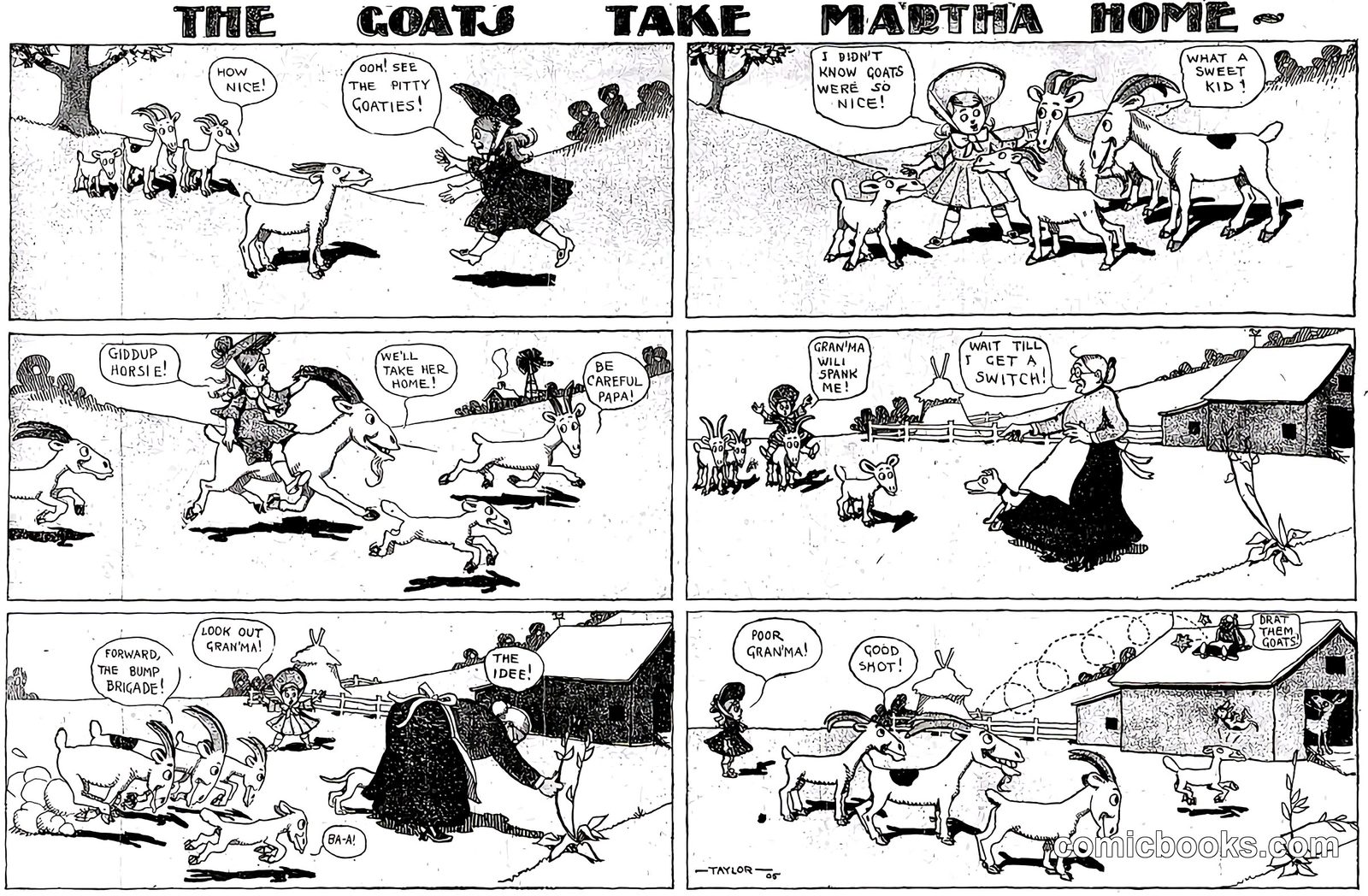 The Goats Take Martha Home