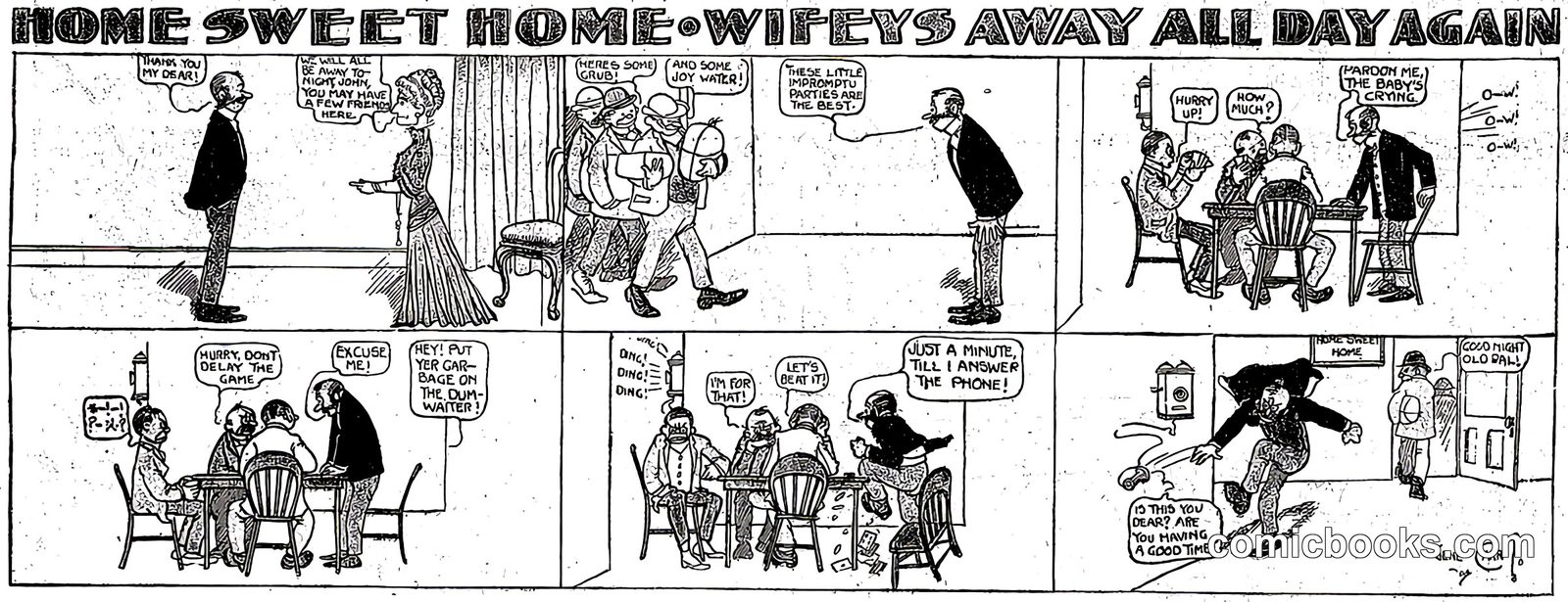 Home Sweet Home—Wife's Away All Day Again