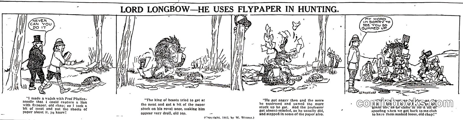 Lord Longbow—He Uses Flypaper in Hunting