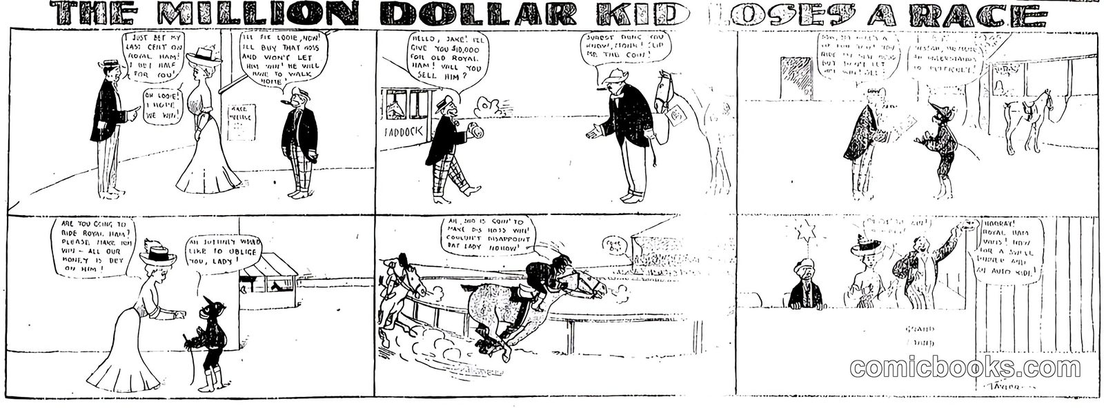 The Million Dollar Kid Loses a Race