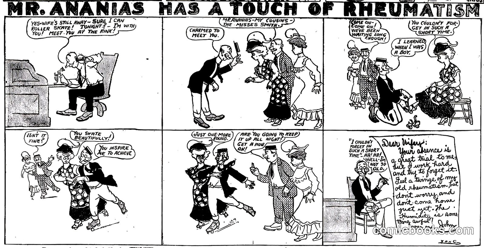 Mr. Ananias Has a Touch of Rheumatism