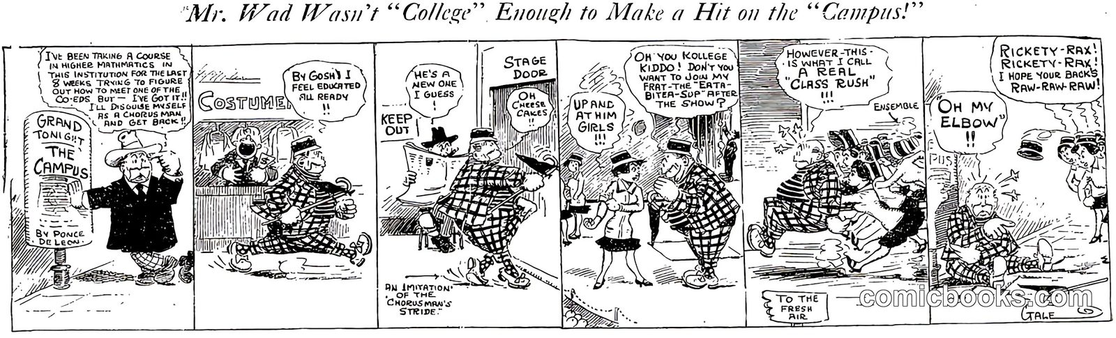 Mr. Wad Wasn't "College" Enough to Make a Hit on the "Campus"