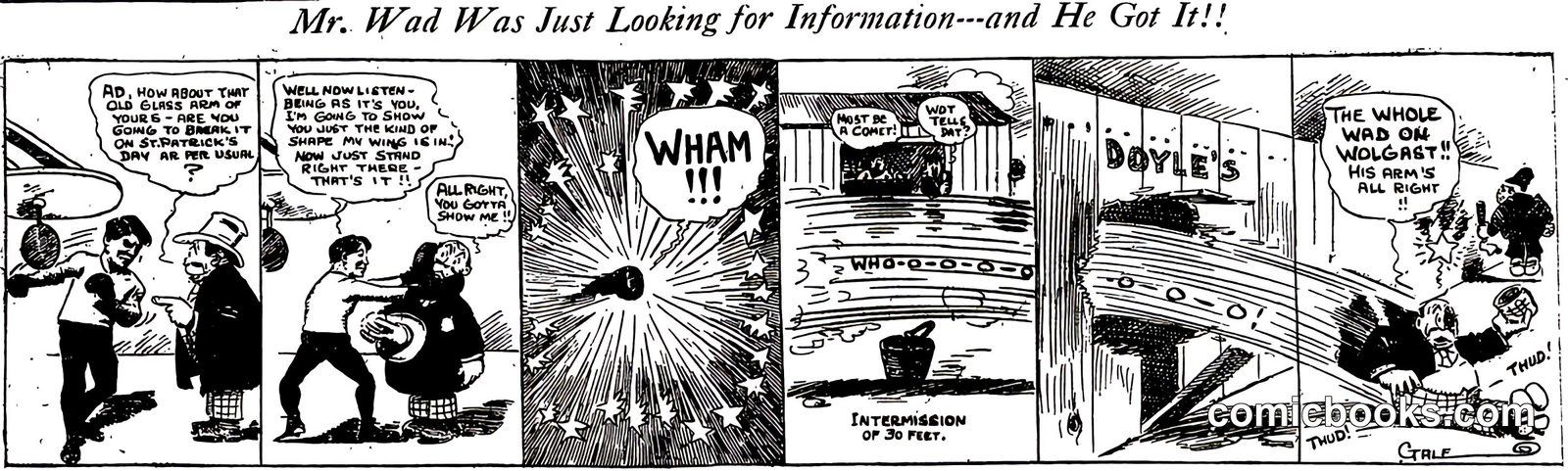 Mr. Wad Was Just Looking for Information—and He Got It!!!
