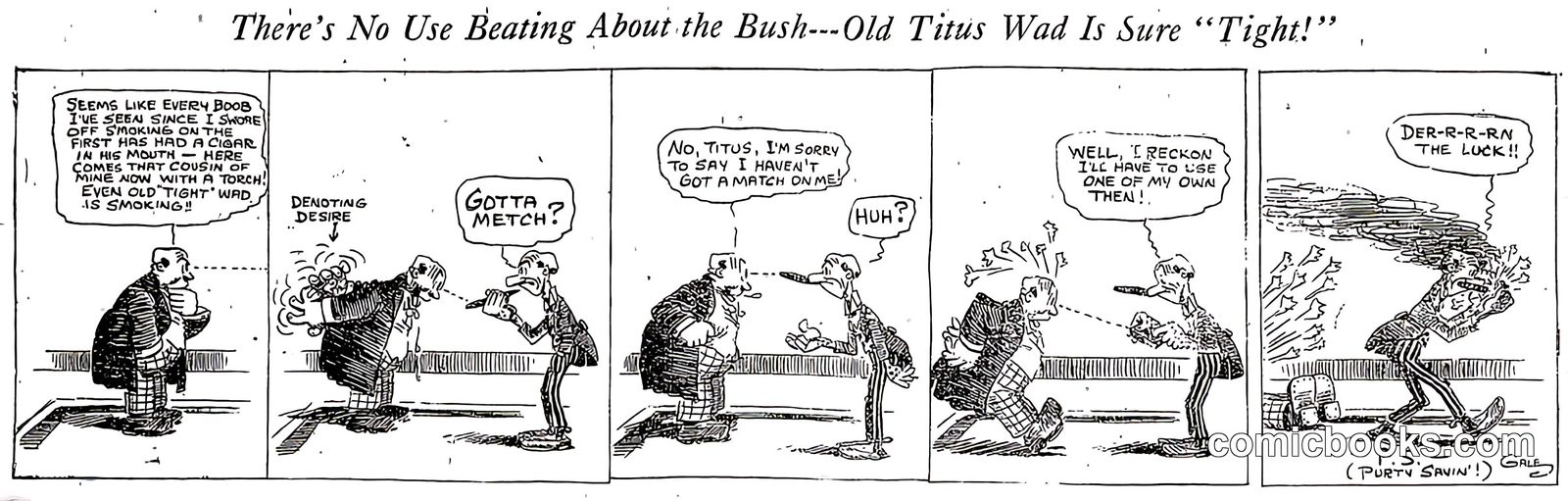 There's No Use Beating About the Bush