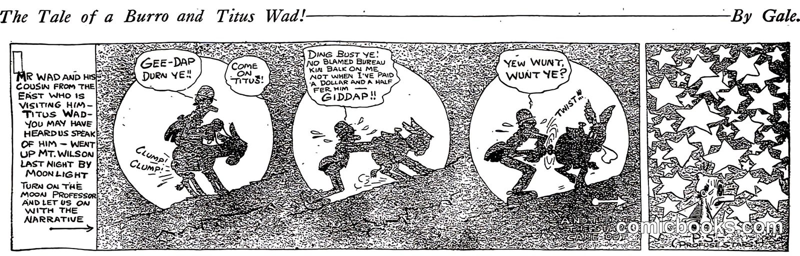 The Tale of a Burro and Titus Wad!