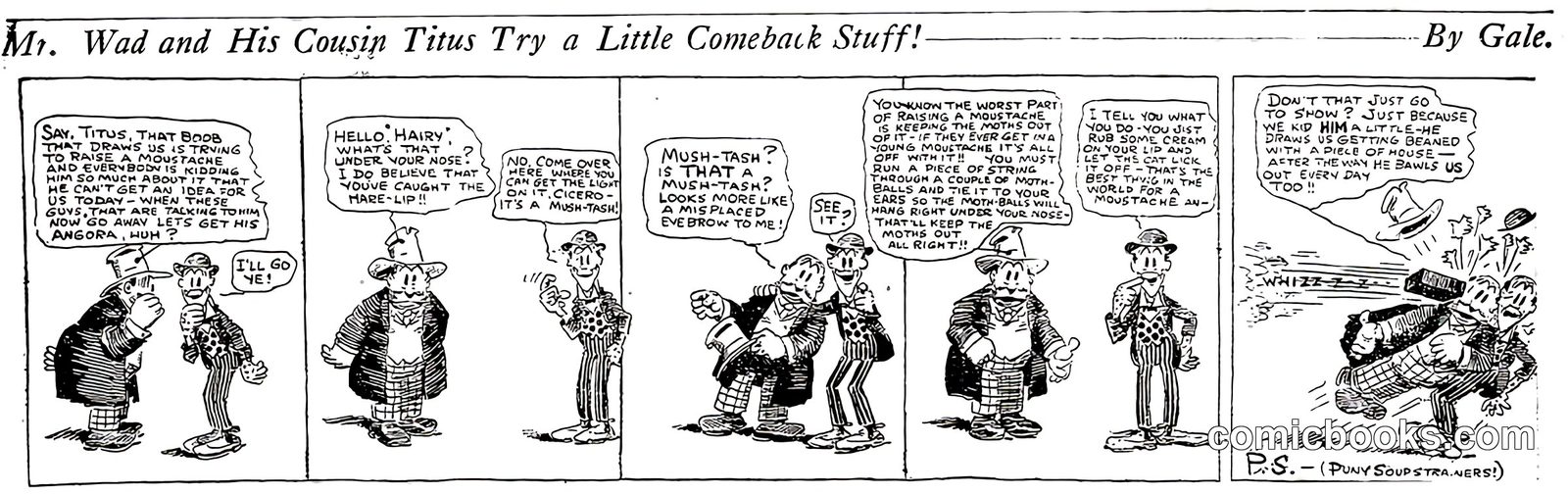 Mr. Wad and His Cousin Titus Try a Little Comeback Stuff!