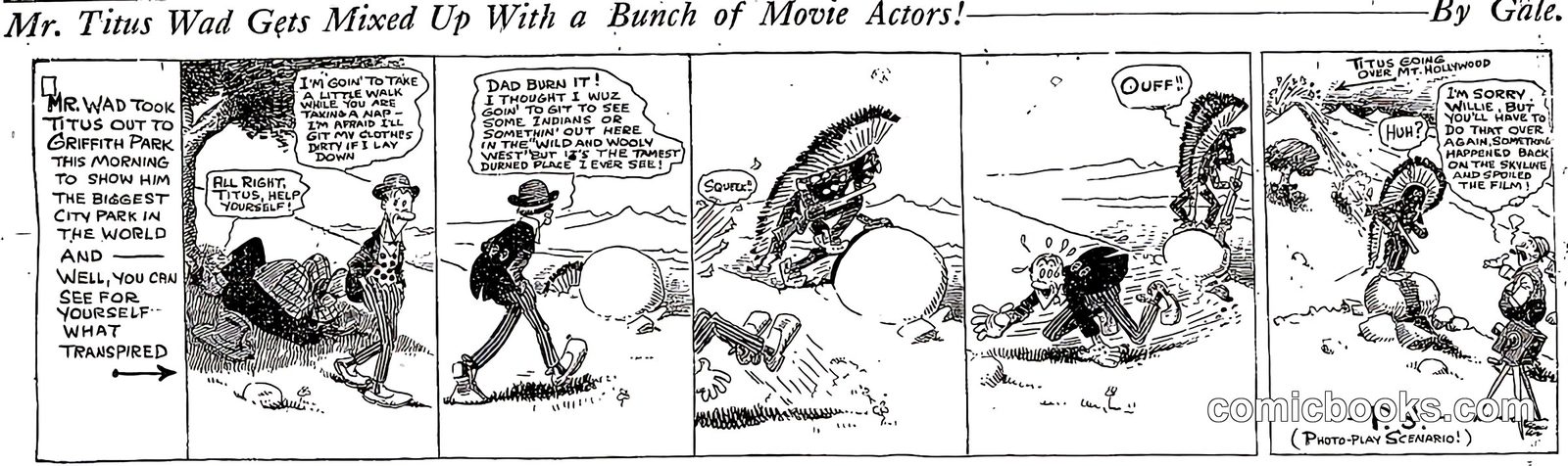 Mr. Titus Wad Gets Mixed Up With a Bunch of Movie Actors