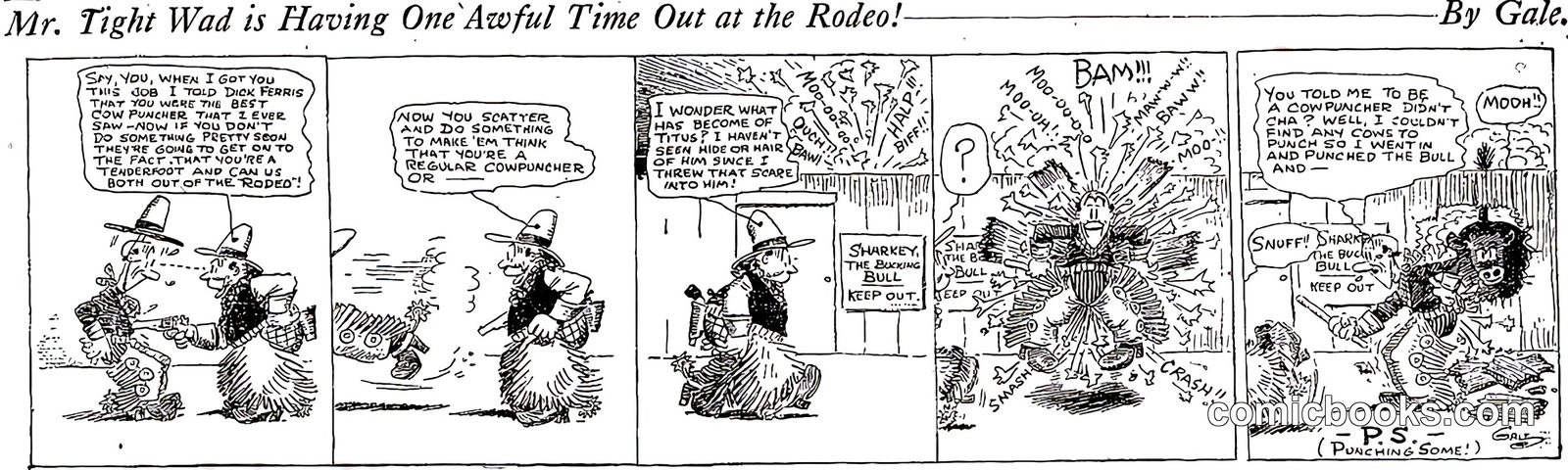 Mr. Tight Wad is Having One Awful Time Out at the Rodeo!